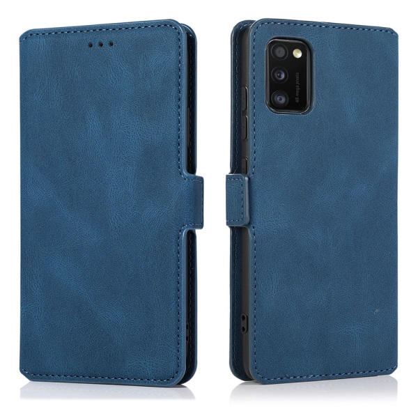 Samsung Galaxy A41 - Praktiskt Plånboksfodral (FLOVEME) Mörkblå