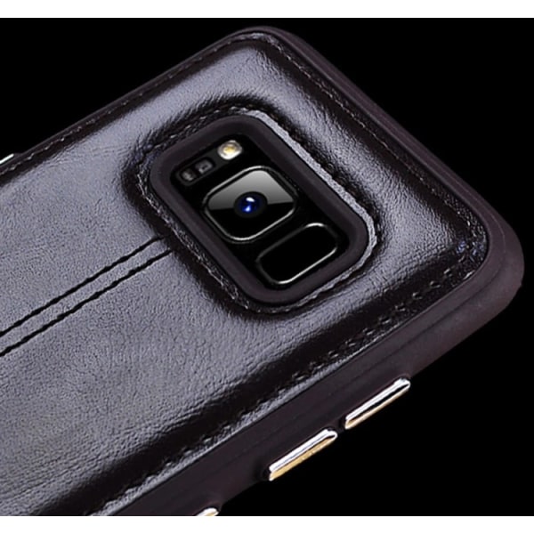 Samsung Galaxy S8 - NKOBEE Stilfuldt lædertaske Brun