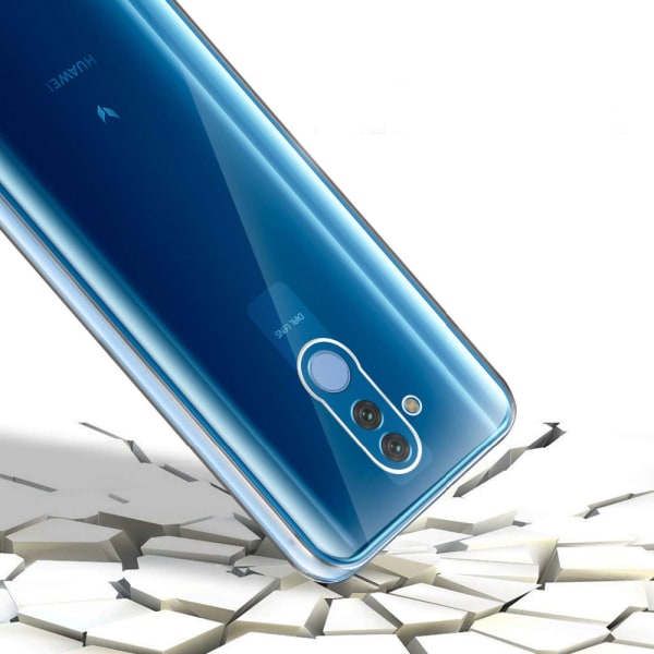 Stødabsorberende dobbeltskal i silikone - Huawei Mate 20 Lite Blå