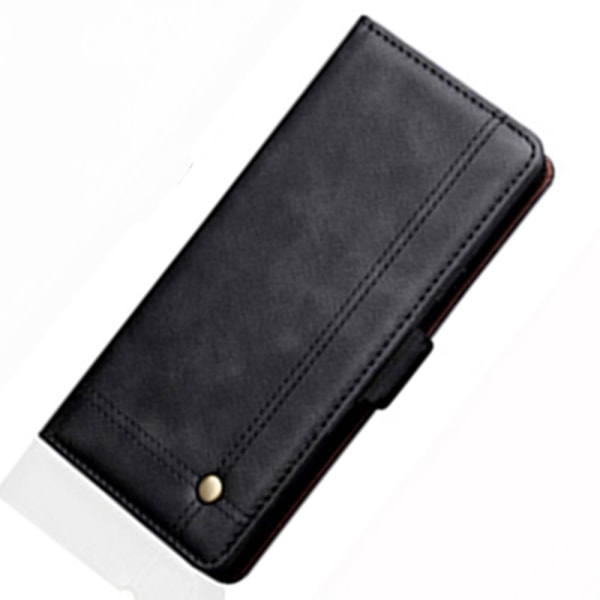Tehokas kulutusta kestävä lompakkokotelo - Samsung Galaxy Note 10 Svart Svart
