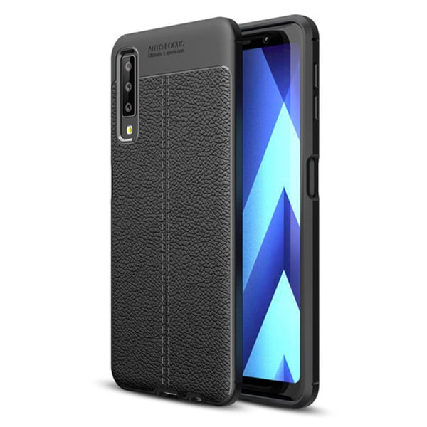 Samsung Galaxy A7 2018 - Robust Kraftfullt Skal Röd