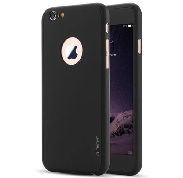 Praktiskt Skyddsfodral för iPhone 6/6S PLUS (Fram och bak) Grå