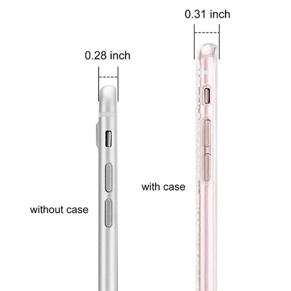 Huawei P20 - Smart Skyddsskal i Silikon från FLOVEME Transparent/Genomskinlig