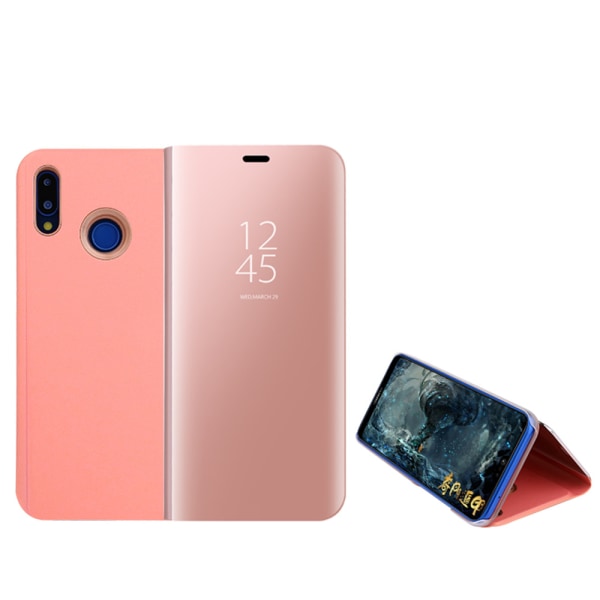 Huawei P20 Lite - Genomtänkt Smartfodral från Leman Svart