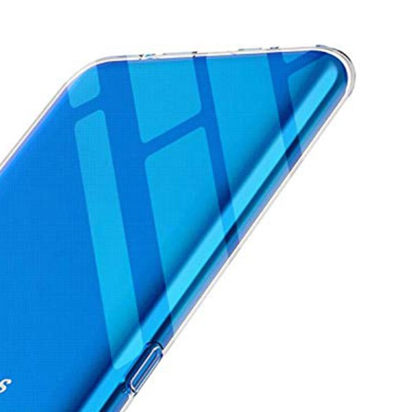 Samsung Galaxy A50 - Iskuja vaimentava tehokas silikonikuori Transparent/Genomskinlig