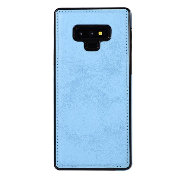 Samsung Galaxy Note 9 - Stilfuldt etui (dobbeltfunktion) LEMAN Ljusblå