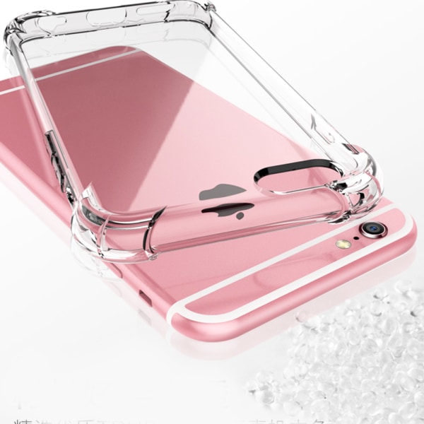 iPhone 6/6S - støtdempende silikondeksel (FLOVEME) Transparent/Genomskinlig