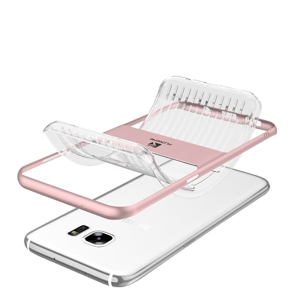 Elegant Skyddsskal för Samsung Galaxy S7 Vit Vit