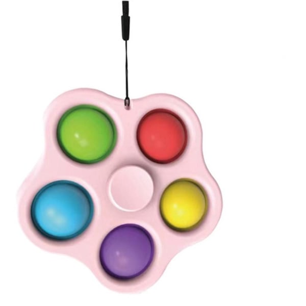 Smooth Flower Fidget Toy / Fidget Toy / Simple Dimple Pop It Rosa