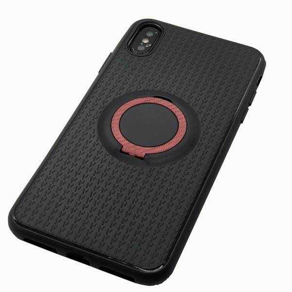 iPhone XR - Cover med ringholder fra FLOVEME Röd