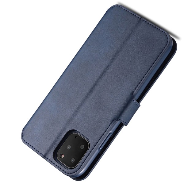 iPhone 11 Pro - Beskyttende Azns Wallet Case Blå Blå