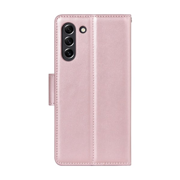Samsung Galaxy S21 FE - Exklusivt Plånboksfodral (Hanman) Rosaröd