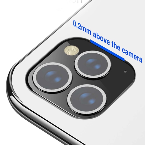 iPhone 11 Pro - Genomtänkt Stilrent Spegelskal Silver