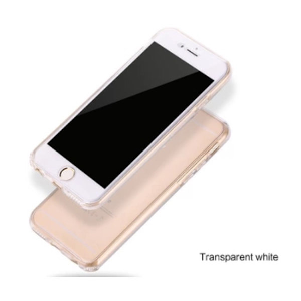 Smart Silikonfodral TOUCHFUNKTION (Fram och Baksida) iPhone 7 Guld