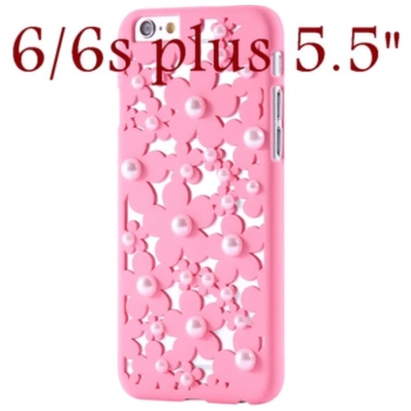 IPHONE 6 /6s plus LUXURY Flower Pearl -kotelo Hot Rosé
