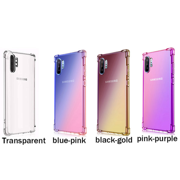 Samsung Galaxy Note10+ - Kraftig silikondeksel Transparent/Genomskinlig