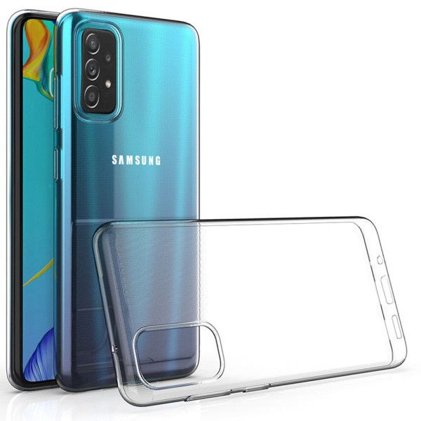 Samsung Galaxy A33 5G - Skyddande Floveme Silikonskal Genomskinlig