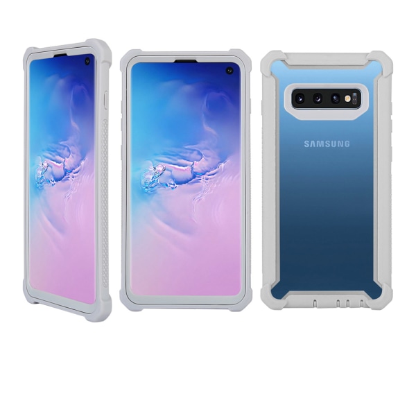 Elegant Kraftfullt Skyddande Skal - Samsung Galaxy S10 Röd