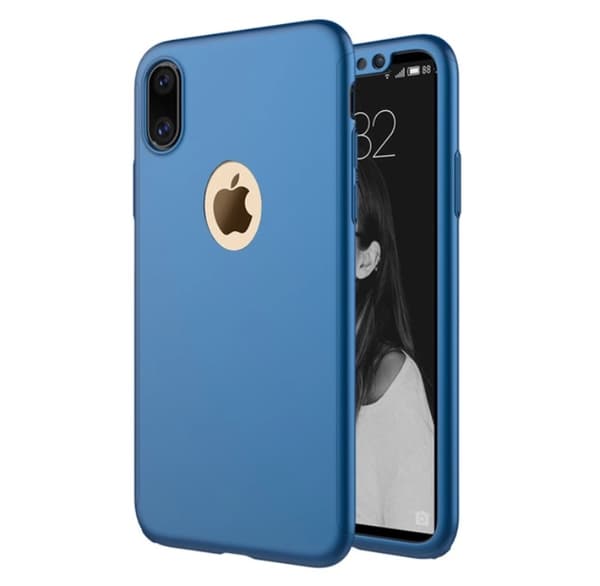 Skyddsfodral till iPhone X/XS Silver/Grå Silver/Grå