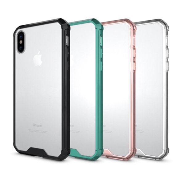 iPhone XR - Praktiskt Silikonskal (Extra Stötdämpning) Svart