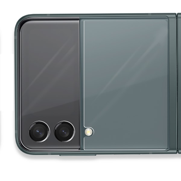 Etu-takana näytönsuoja Kameran linssinsuoja Hydrogel Z Flip4 Transparent