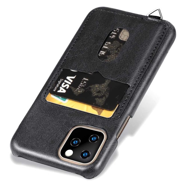 Tyylikäs kotelo korttipidikkeellä - iPhone 11 Pro Max Ljusbrun
