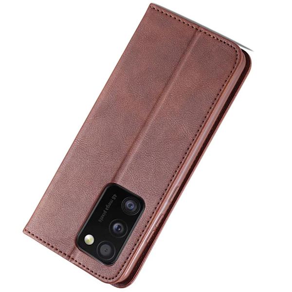 Praktiskt AZNS Plånboksfodral - Samsung Galaxy A41 Ljusbrun