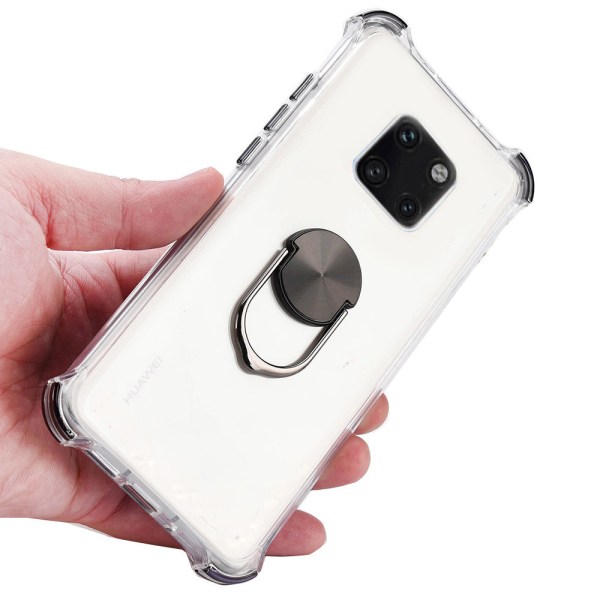 Professionel stødsikker Case Ring Holder - Huawei Mate 20 Pro Röd