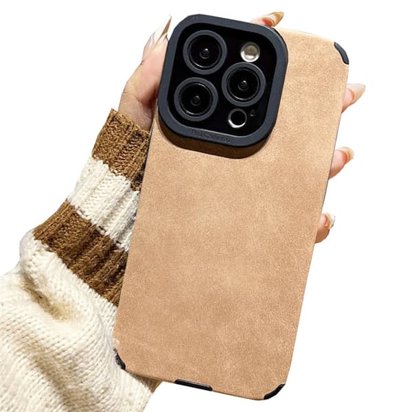 iPhone 16 Pro - Elegant Silikonskal med Kameraskydd Vinröd