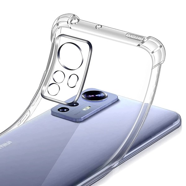 Xiaomi Mi 12T - Skyddande Silikonskal Genomskinlig