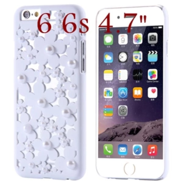 IPHONE 6 6s LUKSUS Flower Pearl etui TILBUD! Rosa