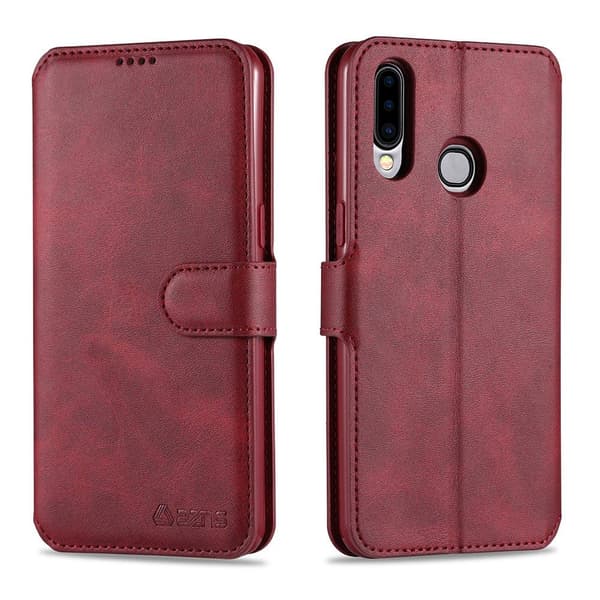 Samsung Galaxy A20S - Stilfuldt Yazunshi Wallet Cover Grå