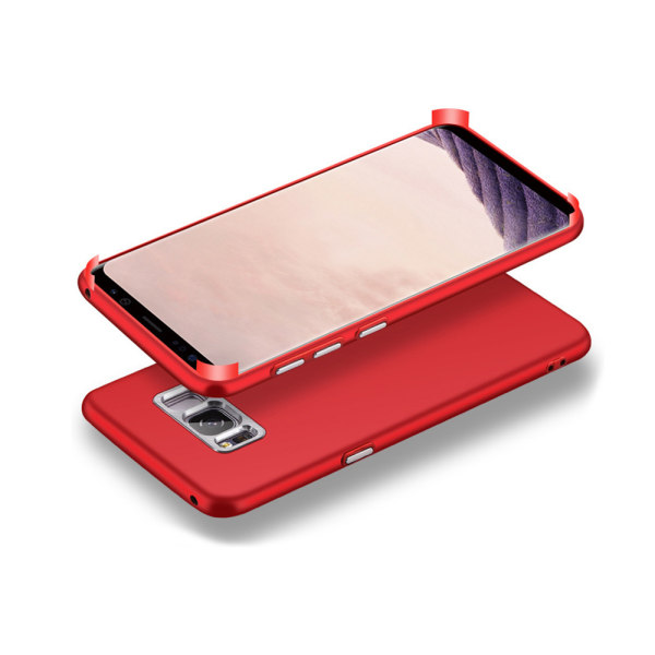 Stilrent Skal i Oil-Cover finish till Samsung Galaxy S8+ Röd