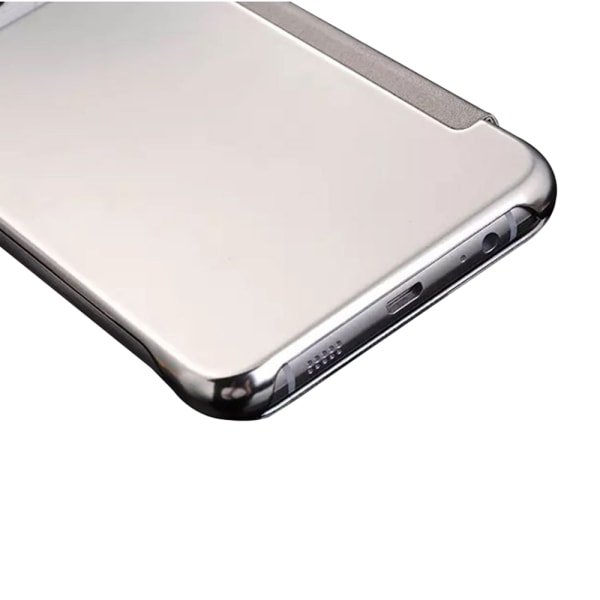 Samsung Galaxy S9 LEMANS Praktiska Clear-View Fodral (Original) Guld