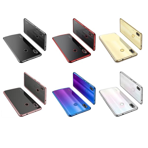 Professionellt Skyddsskal i Silikon - Huawei Y6 2019 Silver Silver