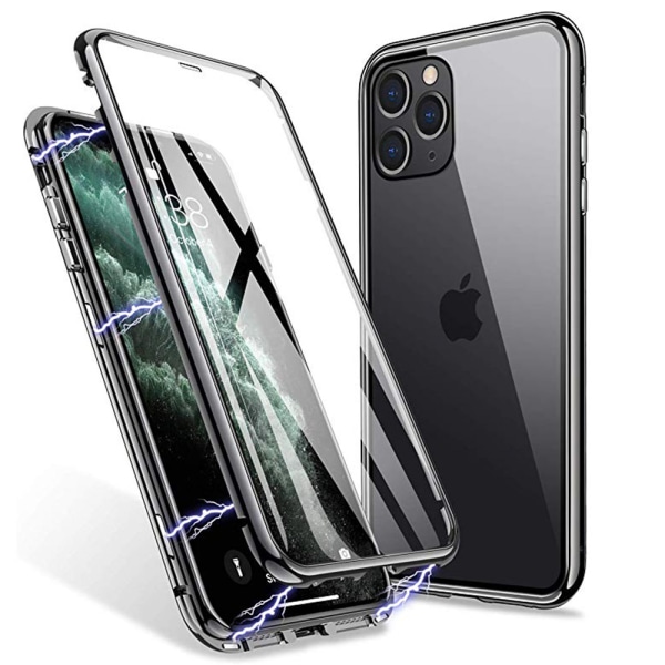 iPhone 11 Pro Max - Skyddande Heltäckande Magnetiskt Skal Svart