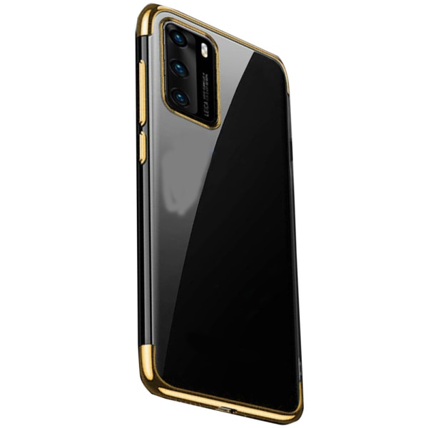 Skyddande Silikonskal - Huawei P40 Guld