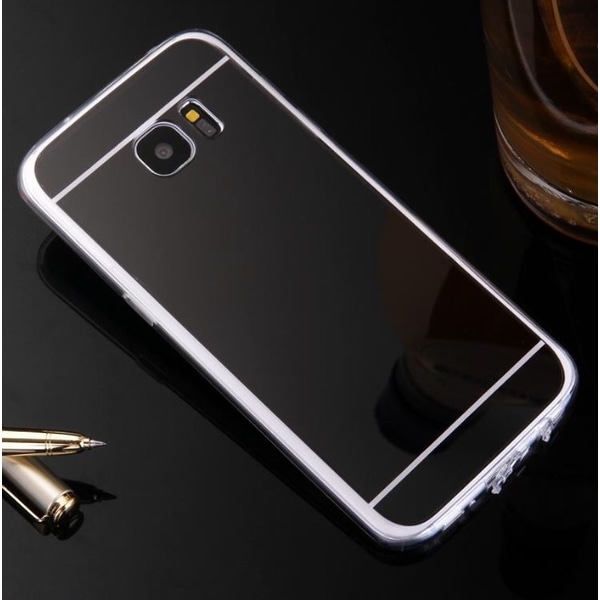 Samsung Galaxy S8+ "Vintage" fra LEMAN med speildesign Silver/Grå