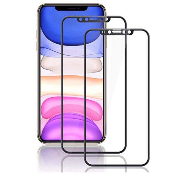 2-PACK iPhone 11 Pro Skärmskydd 3D HeliGuard Svart