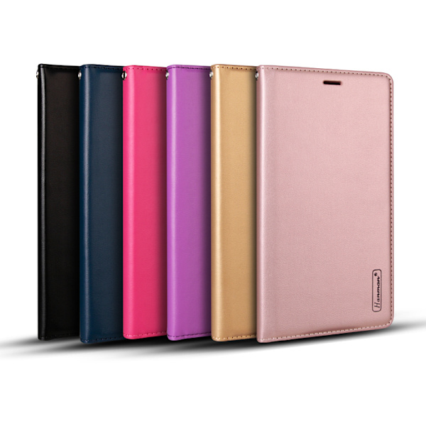 iPhone 15 plus - Smidigt Smart HANMAN Plånboksfodral Rosa guld