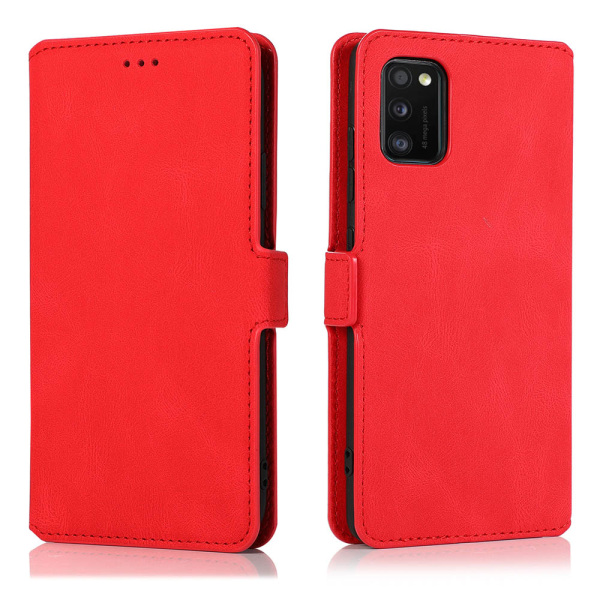 Samsung Galaxy A41 - Praktisk pungetui (FLOVEME) Röd