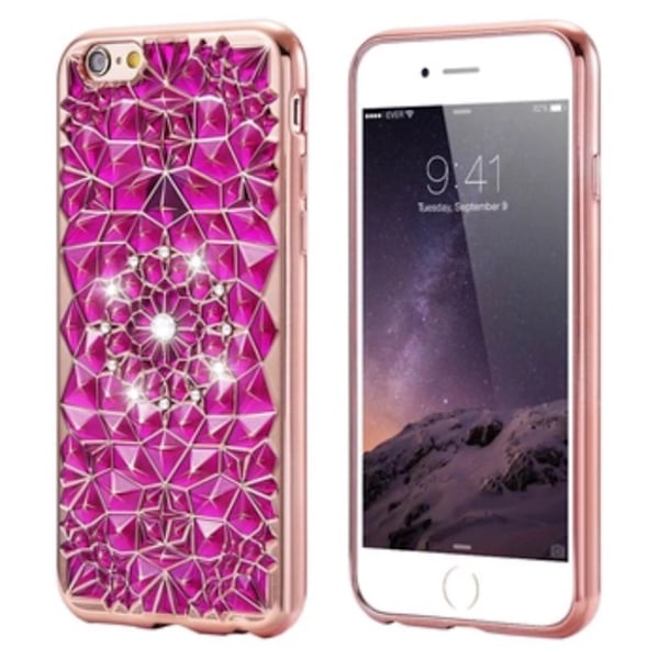 iPhone 6/6S - Exklusivt Stilsäkert Skal "Diamond-serie" Genomskinlig