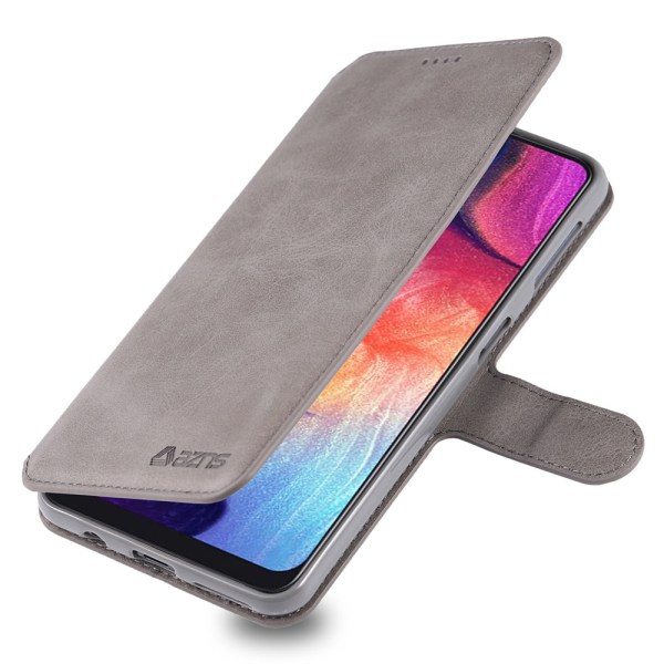 Samsung Galaxy A70 - Praktiskt AZNS Plånboksfodral Grå