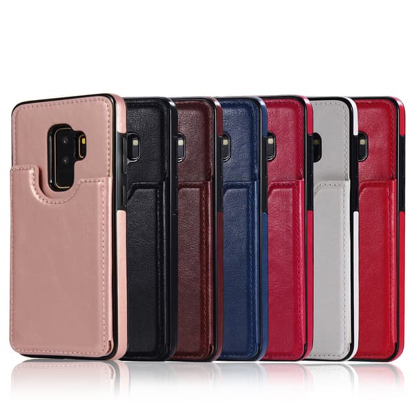 Samsung Galaxy S9+ - Elegant Plånboksskal Vit
