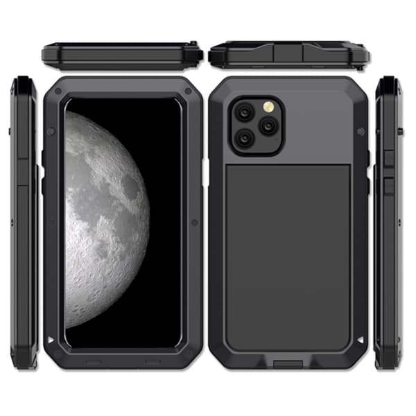iPhone 11 - Stødabsorberende Aluminium Skal Silver