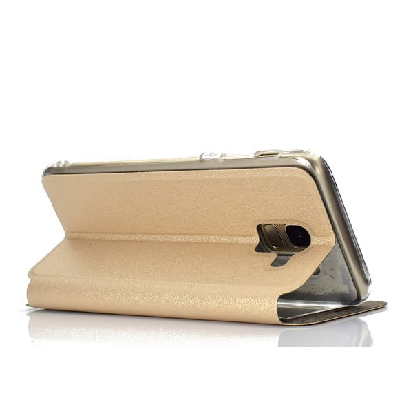 Elegant Smartfodral (LEMAN) - Samsung Galaxy J6 2018 Svart Svart