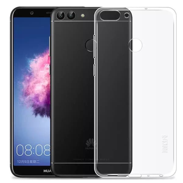 Smart Silikonskal - Huawei P Smart 2018 Transparent Transparent/Genomskinlig