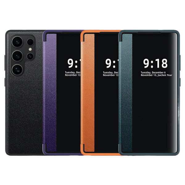 Samsung Galaxy S24 Ultra  Slimmat fodral med SIM-hållare & skydd Orange