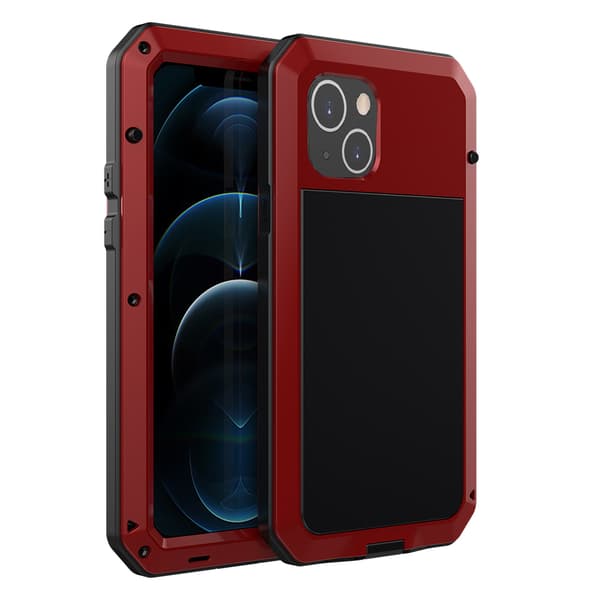 iPhone 14 Plus - Kraftfullt Aluminium HEAVY DUTY Skal Silver