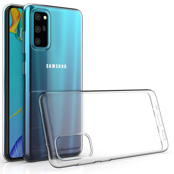 Samsung Galaxy S20 Plus - Stötdämpande Silikonskal Transparent/Genomskinlig